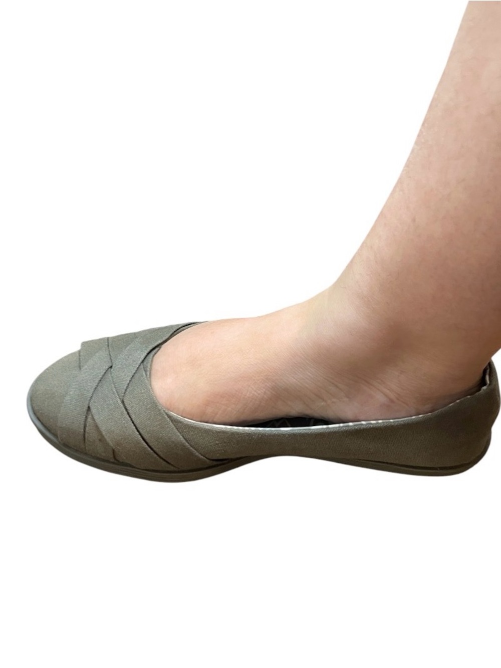 Rock & Candy Women's Magic Gladiator Slip-on Grey Ballet Flat - Picture 3 of 9